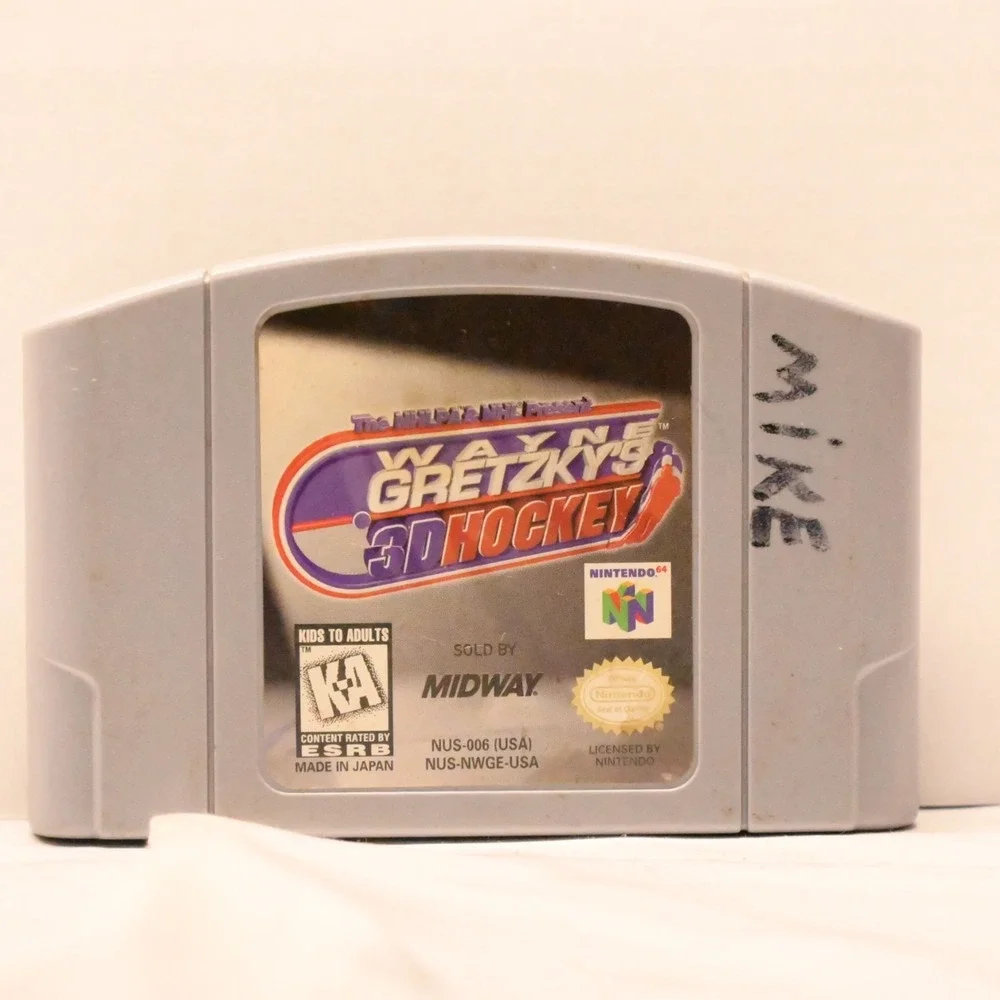Wayne Gretzky's 3D Hockey Nintendo 64 N64 Authentic Cartridge